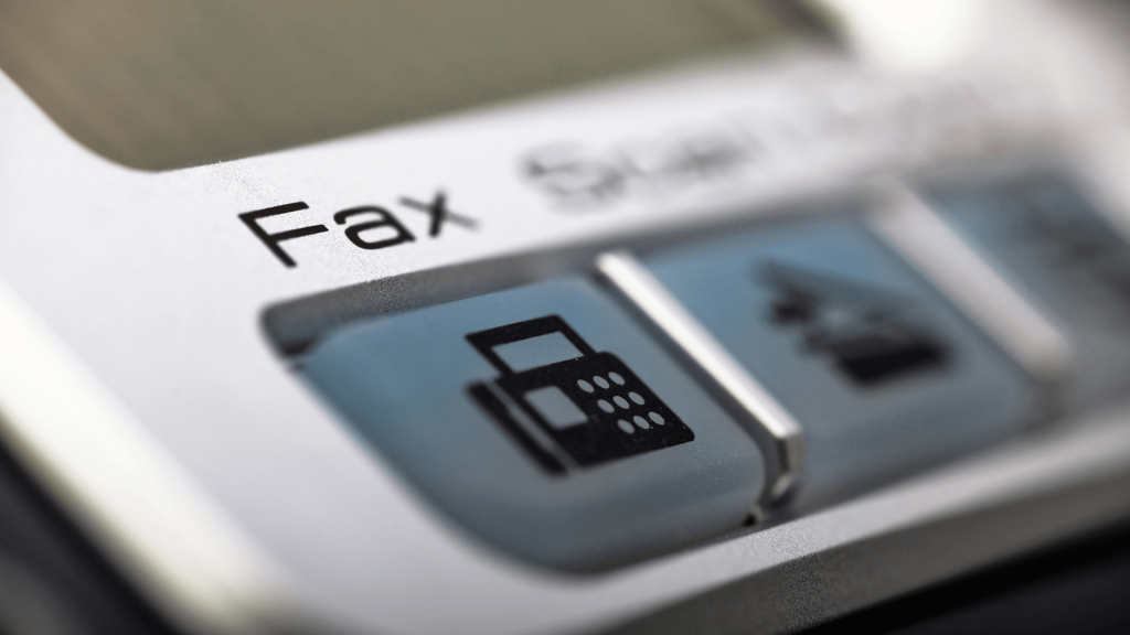 a fax machine